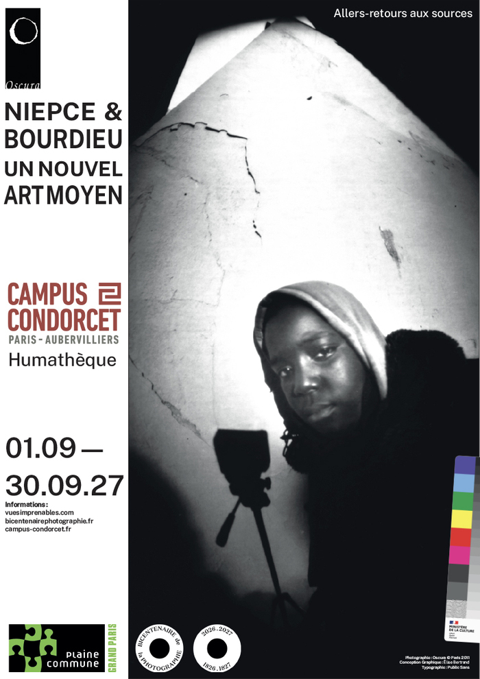Niepce et Bourdieu , un nouvel art Moyen, Campus Condorcet, Aubervilliers