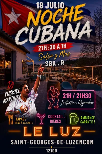 Noche Cubana Le Luz Saint-Georges-de-Luzençon