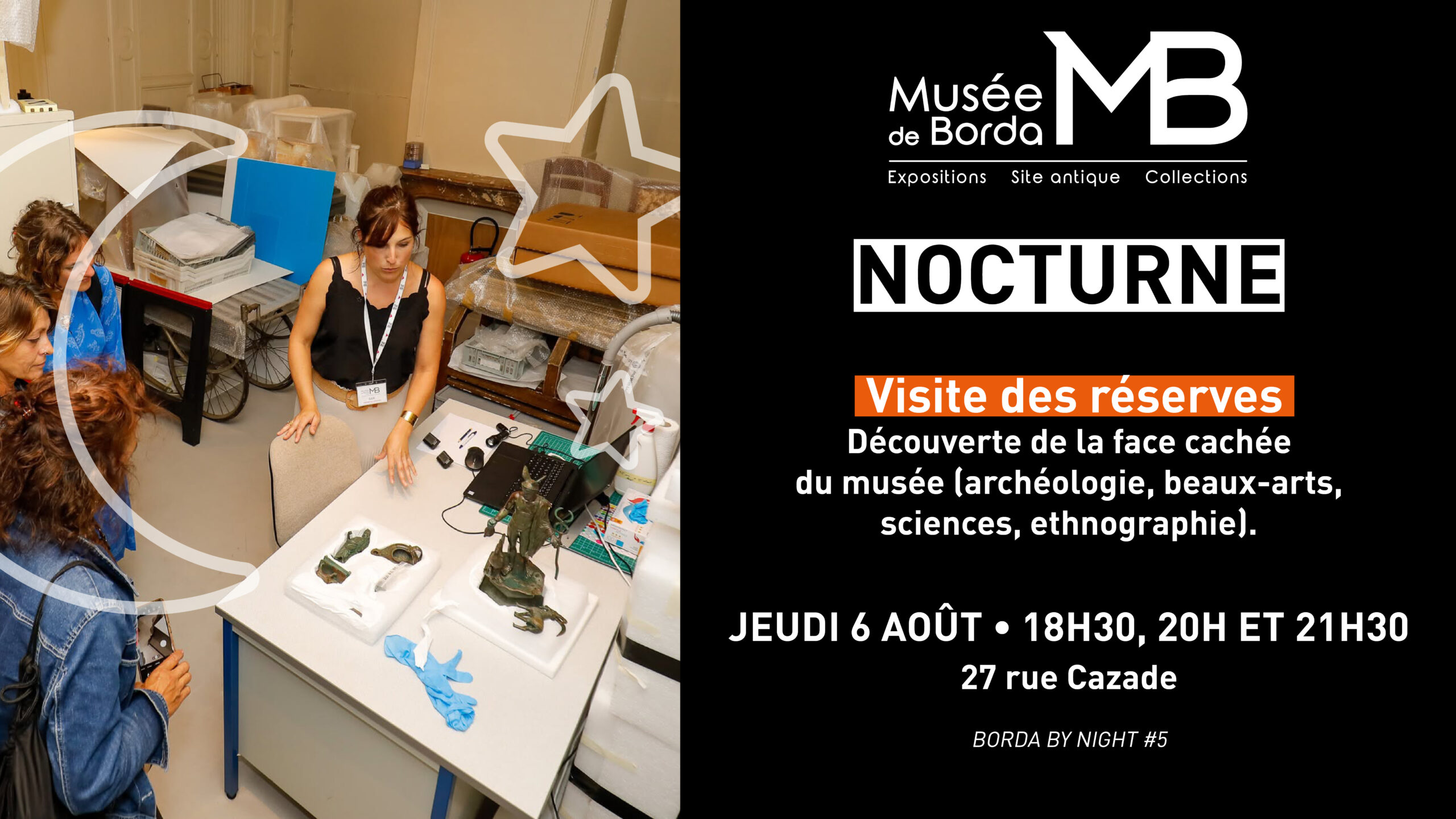 Nocturne au Musée de Borda 24 rue Cazade Dax 2026-08-06