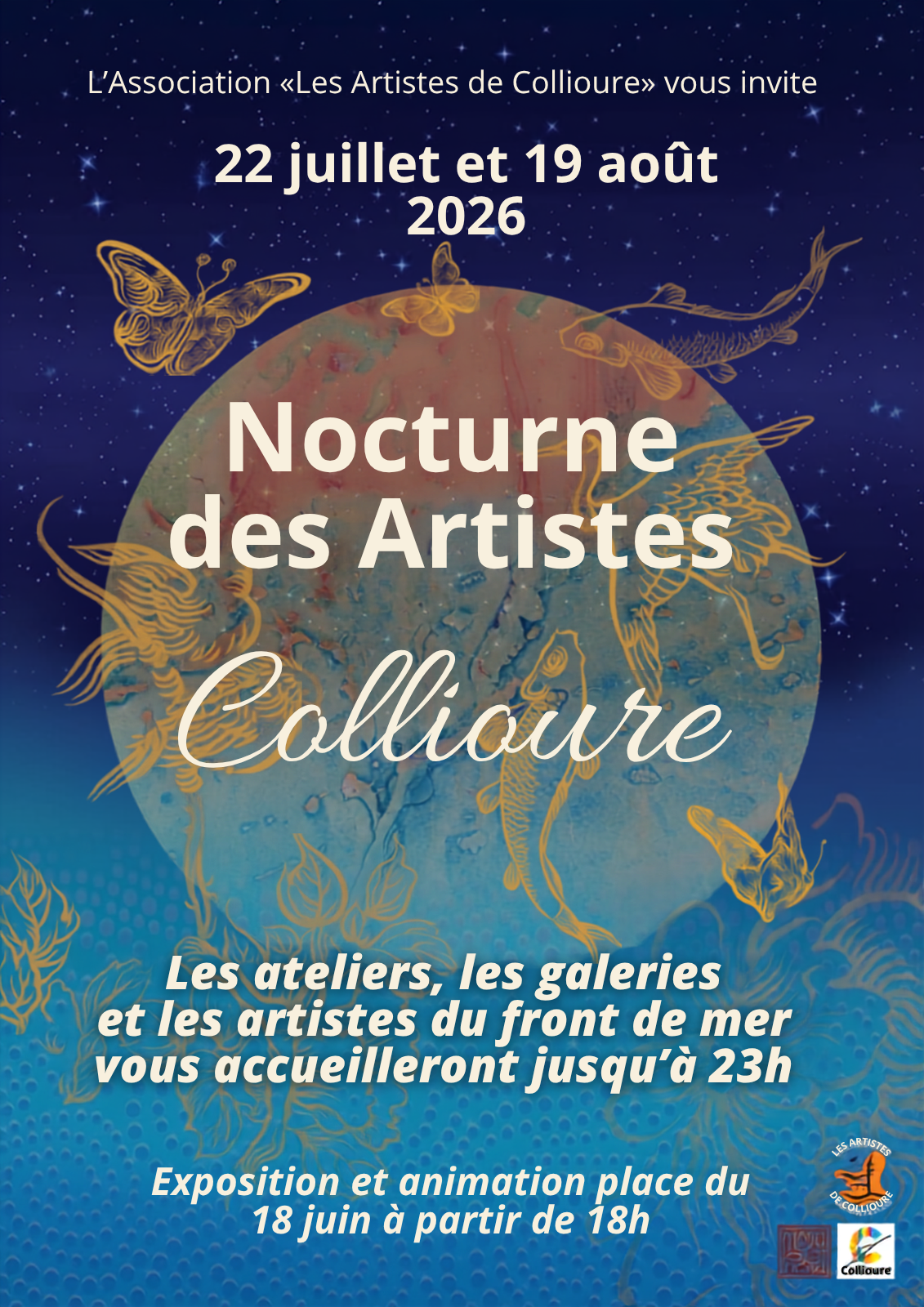 NOCTURNE DES ARTS COLLIOURE Collioure 2026-07-22
