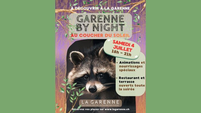 Nocturne « Garenne by Night », Parc La Garenne, Le Vaud