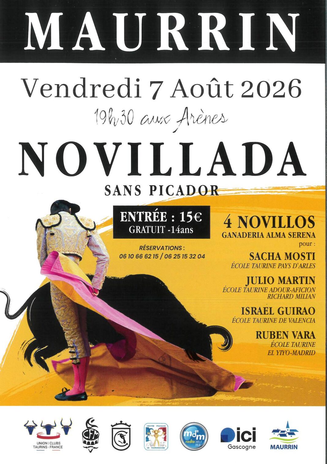 Novillada sans picador Maurrin Maurrin