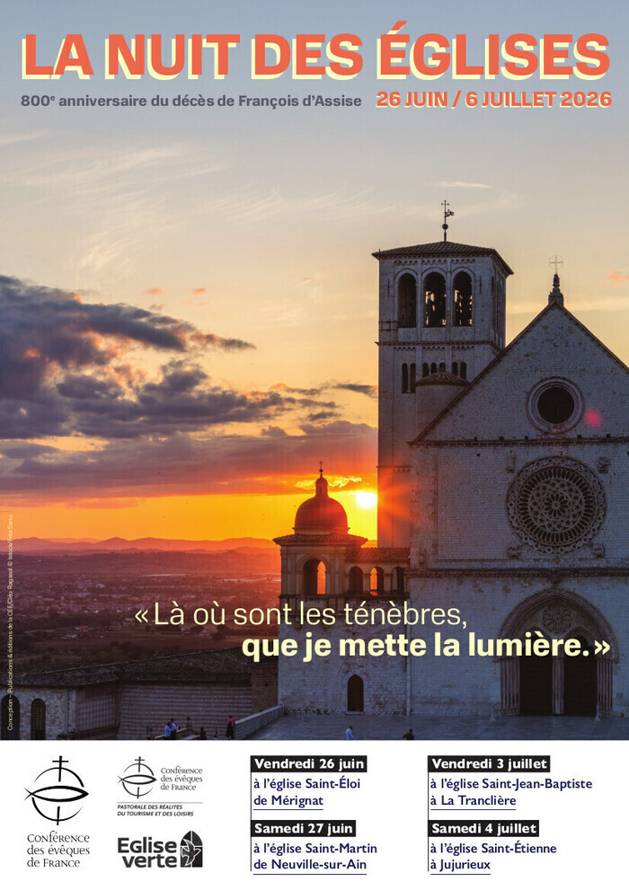 Nuit des Eglises 2026, Eglise Saint-Jean-Baptiste, La Tranclière, La Tranclière