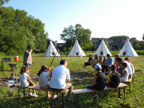 Nuit insolite sous tipi Muttersholtz