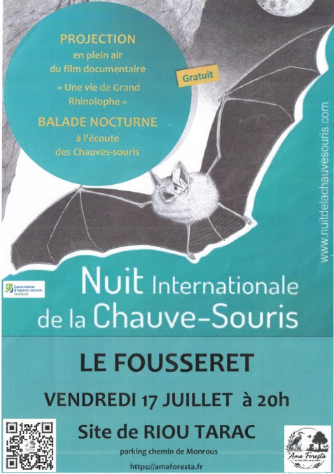 NUIT INTERNATIONALE DE LA CHAUVE-SOURIS SITE DE RIOU TARAC Le Fousseret
