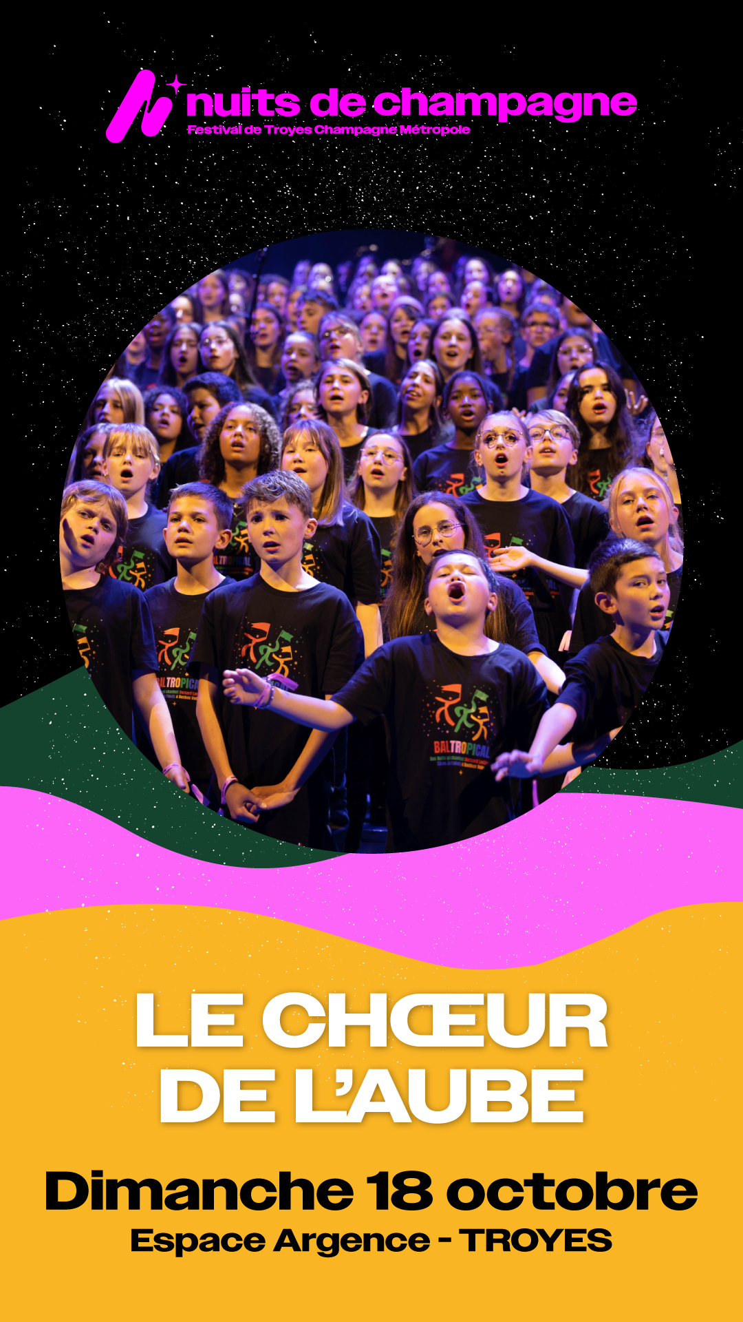 Nuits de Champagne // Le Chœur de l'Aube Espace Argence Troyes 2026-10-18
