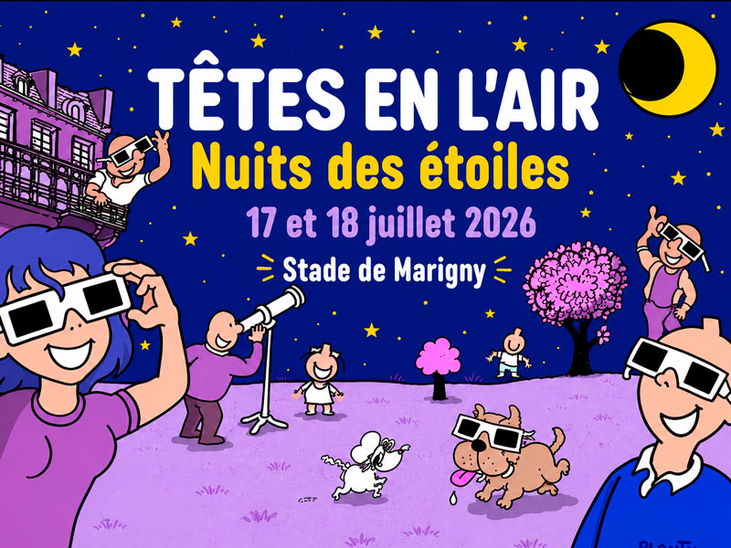 Nuits des étoiles 2026 à Marigny Stade municipal Marigny
