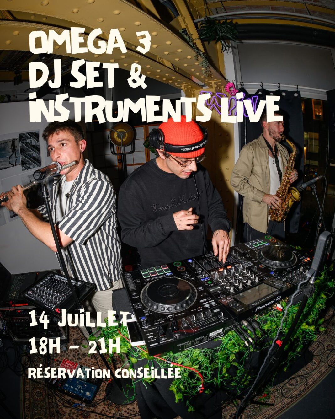 Omega 3 DJ Set chez Dodue Capbreton