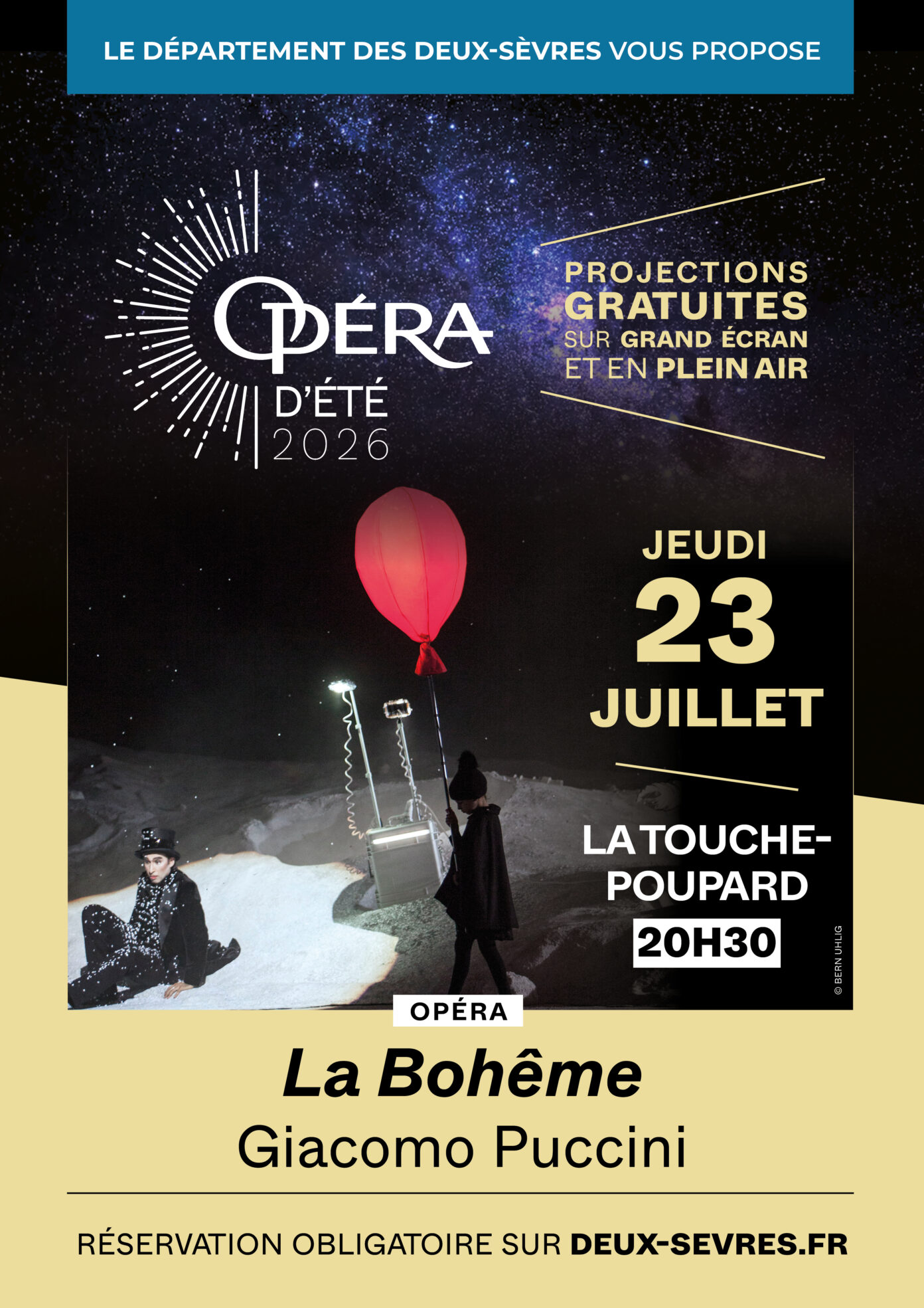 Opéra d’été Plan d’eau de la Touche-Poupard Exireuil
