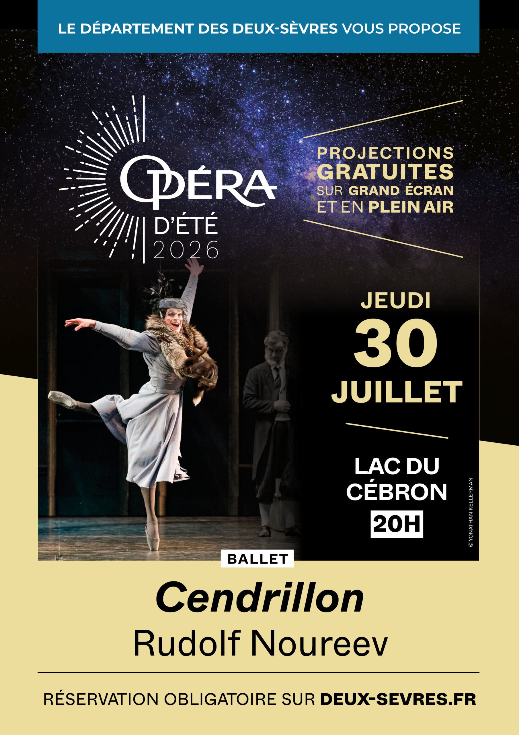 Opéra d'été Conseil départemental Service environnement lac du Cébron Saint-Loup-Lamairé 2026-07-30