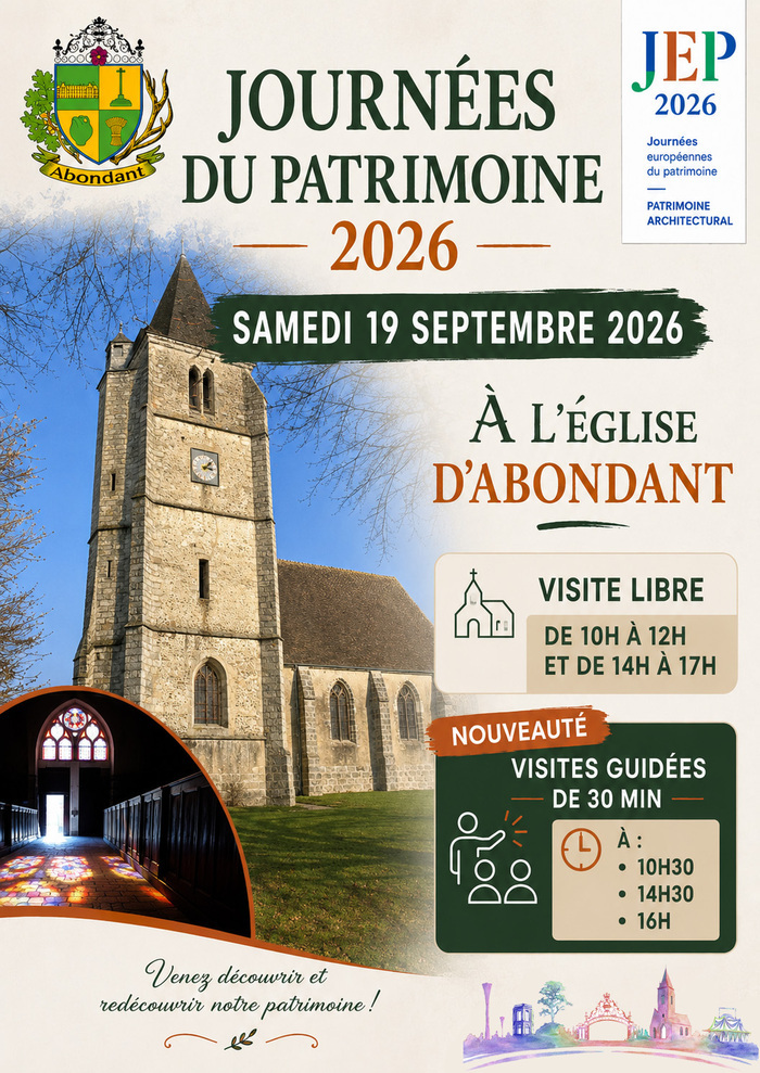 Ouverture église Abondant, Église Saint-Pierre, Abondant