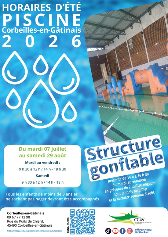 Ouverture été Piscine de Corbeilles Corbeilles