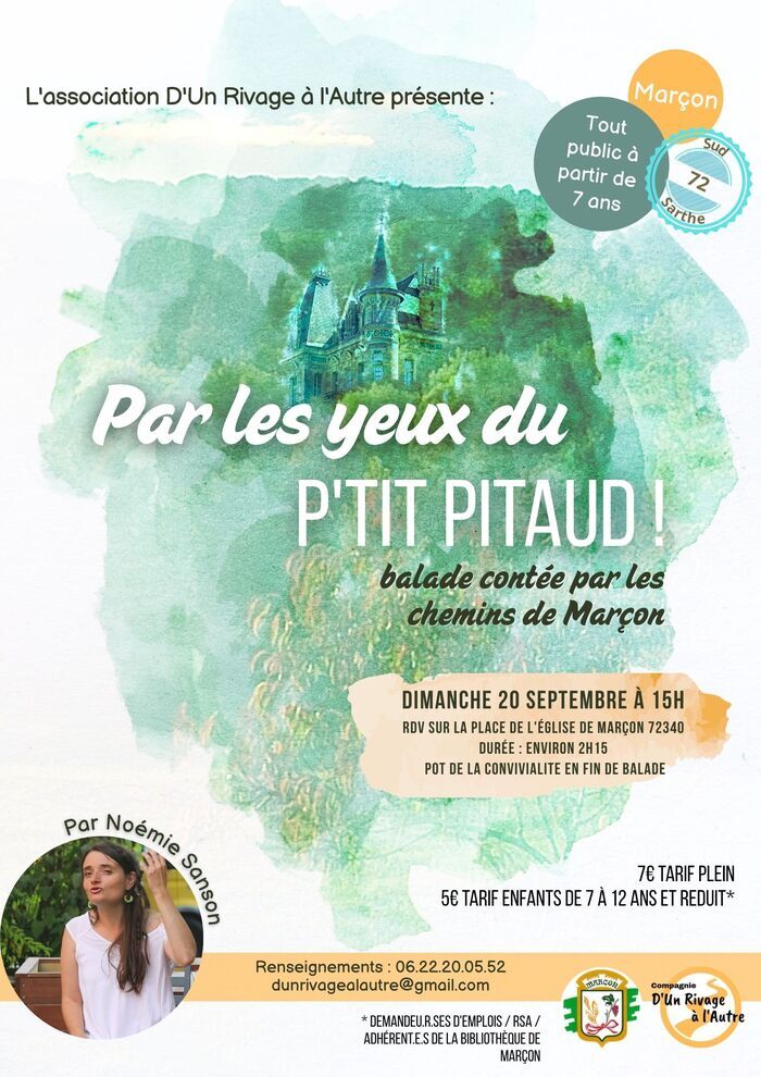 Par les yeux du P’tit Pitaud, balade contée par les chemins de Marçon, 72340 Marçon, Marçon