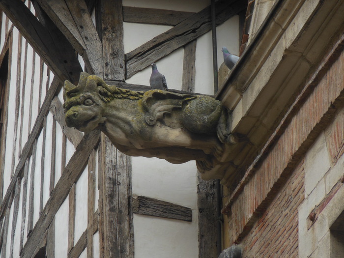 Parcours découverte des abouts de poutres sculptés, Hôtel de Ville, Troyes