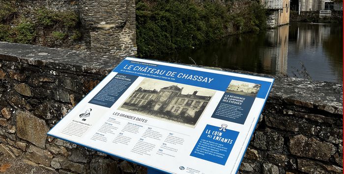 Parcours des panneaux patrimoniaux Château du Chassay Sainte Luce sur Loire Sainte-Luce-sur-Loire