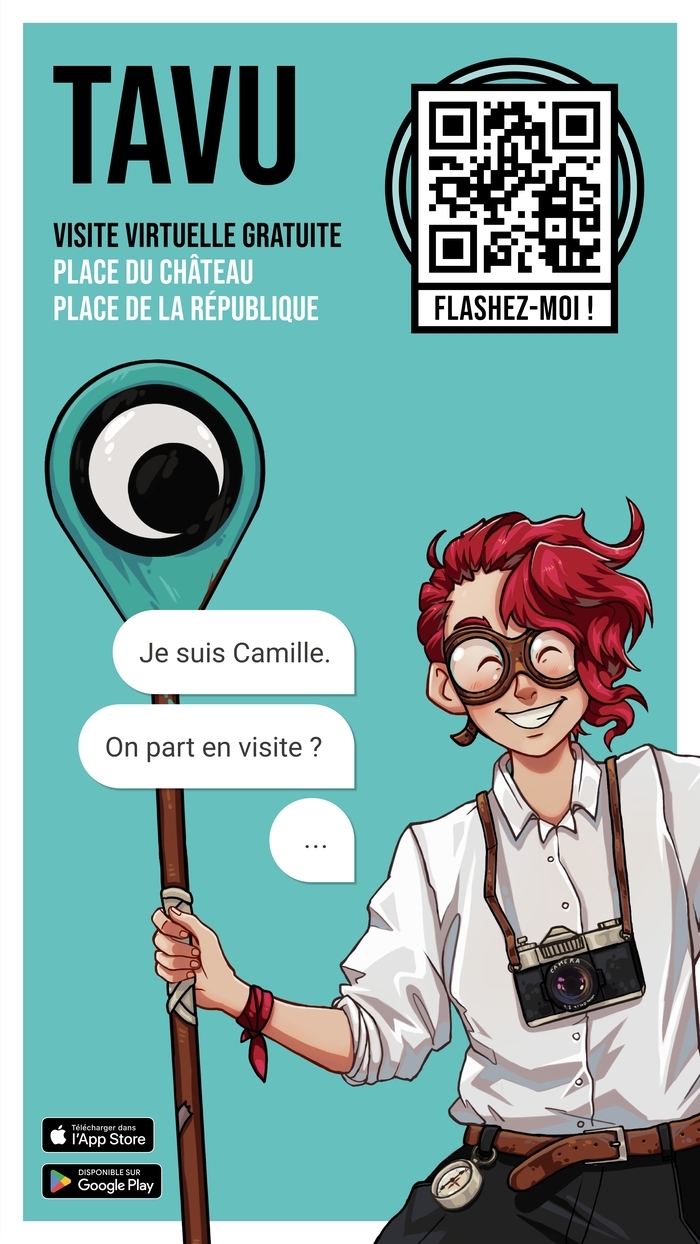 Parcours place de la République avec l’application TAVU, Place de la République (devant le Monument aux Morts), Strasbourg