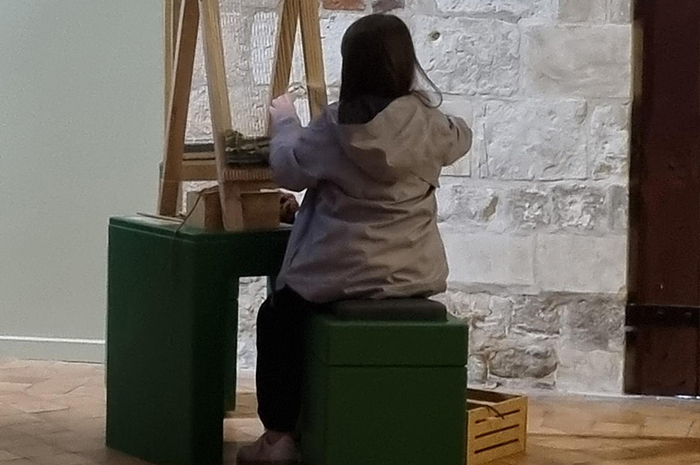 Parcours tissé « Sur un fil », Musée de l’Hospice Comtesse, Lille