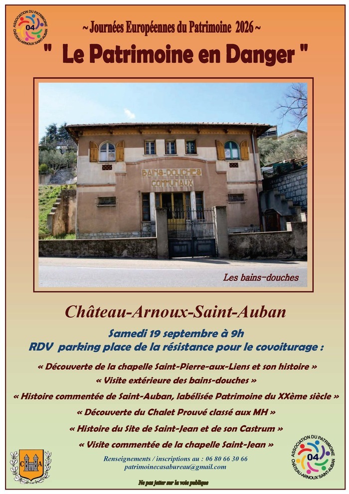 Patrimoine en danger commune de Château-Arnoux Saint-Auban, place de la résistance, Château-Arnoux-Saint-Auban