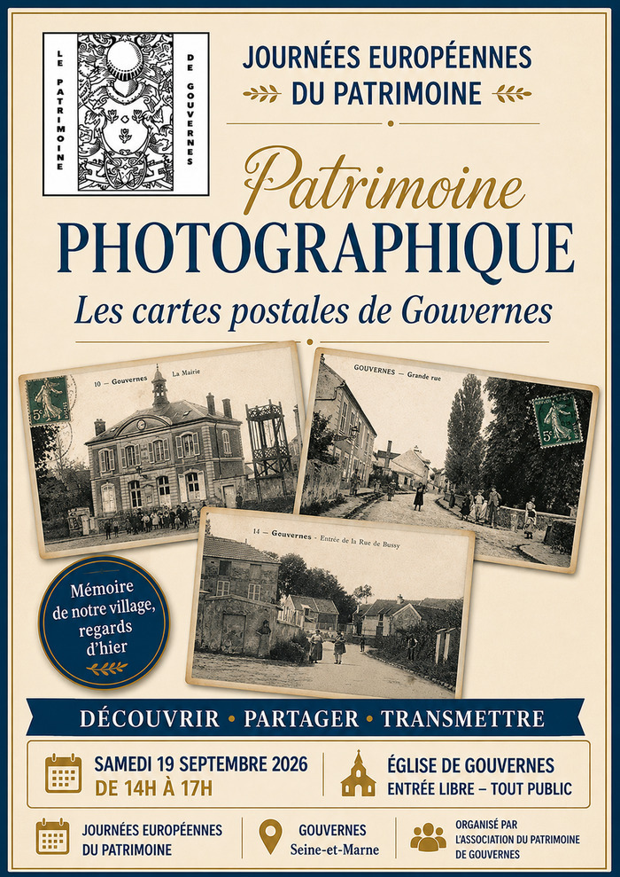 Patrimoine photographique – Les cartes postales de Gouvernes, Église paroissiale Saint-Germain, Gouvernes