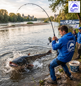 Pêche du silure du bord en Loire Beaulieu-sur-Loire