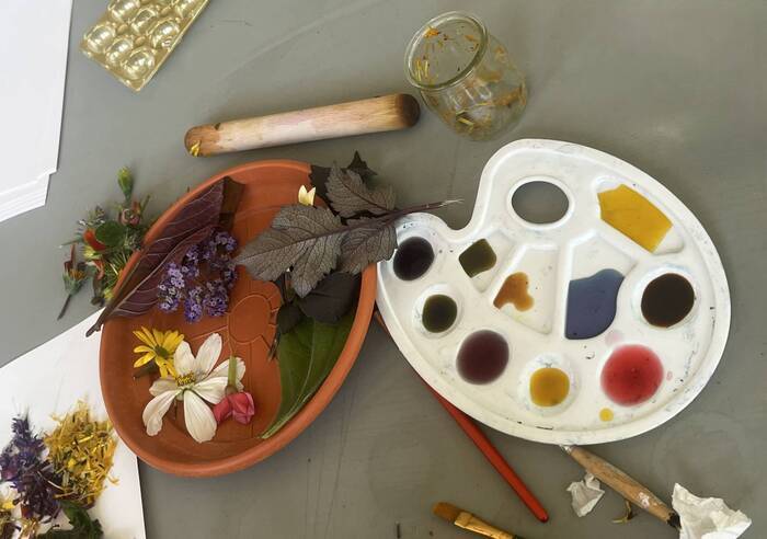 Peinture Naturaliste, Jardin des plantes, Lille