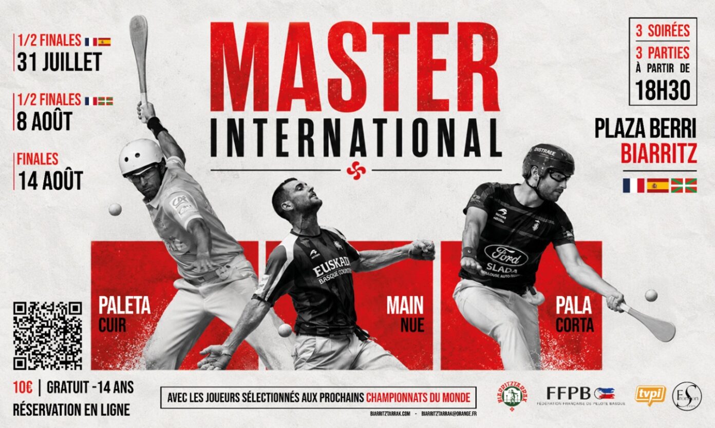 Pelote Basque Master International de Plaza Berri Plaza Berri Biarritz