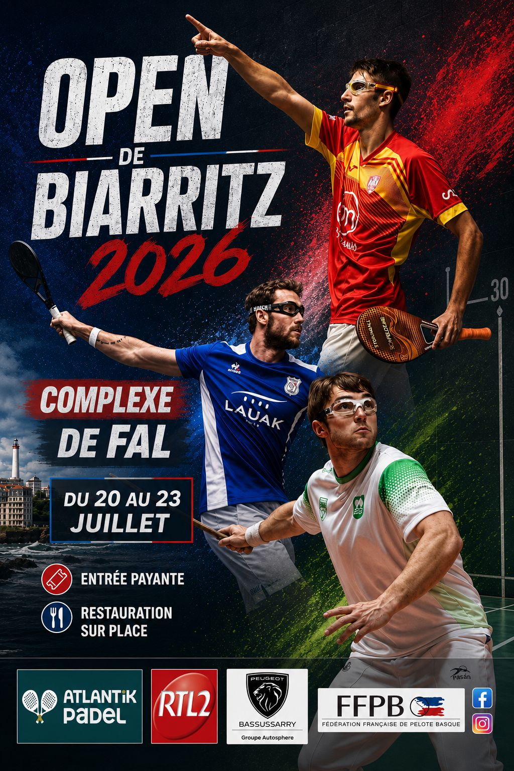 Pelote basque Open de Biarritz Complexe de FAL Biarritz