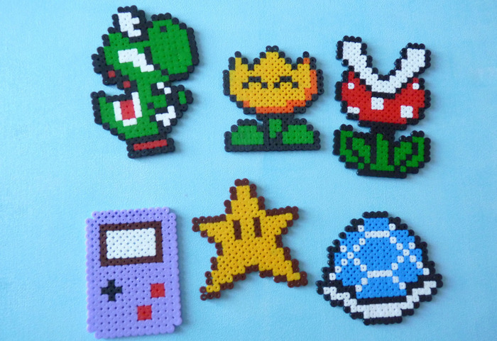 Perles à repasser - Thème Super Mario Médiathèque Grand Auch Coeur de Gascogne Auch