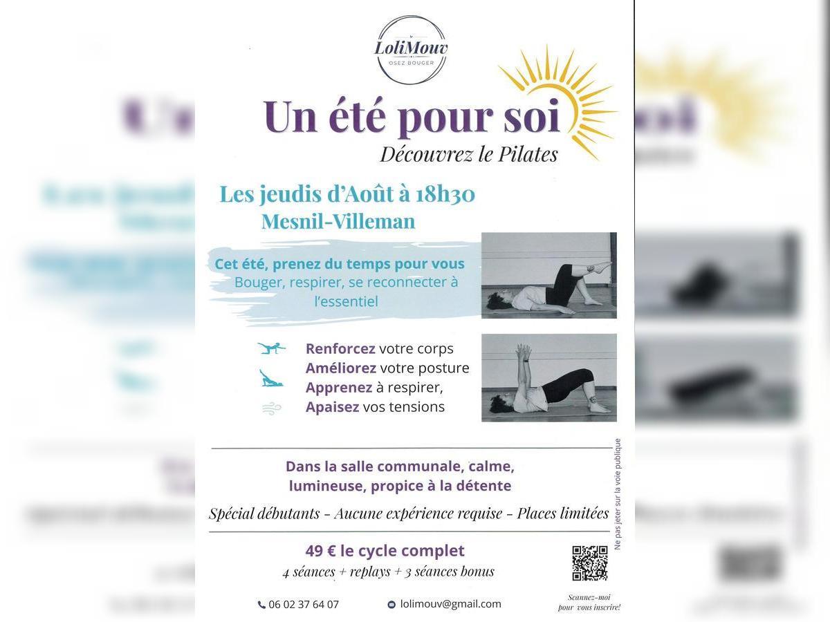 Pilates Un été pour soi Le Mesnil-Villeman 2026-08-13