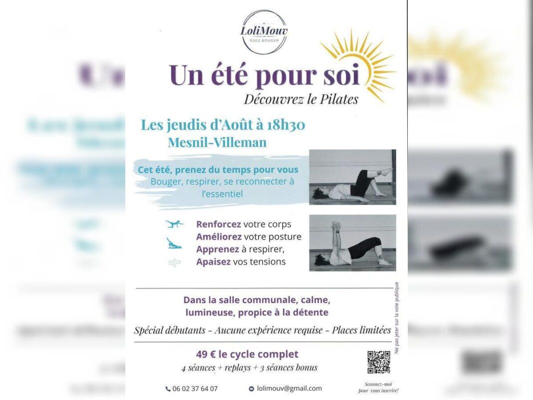 Pilates Un été pour soi  Le Mesnil-Villeman