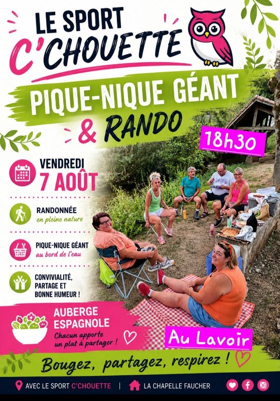 Pique-nique géant et rando  La Chapelle-Faucher