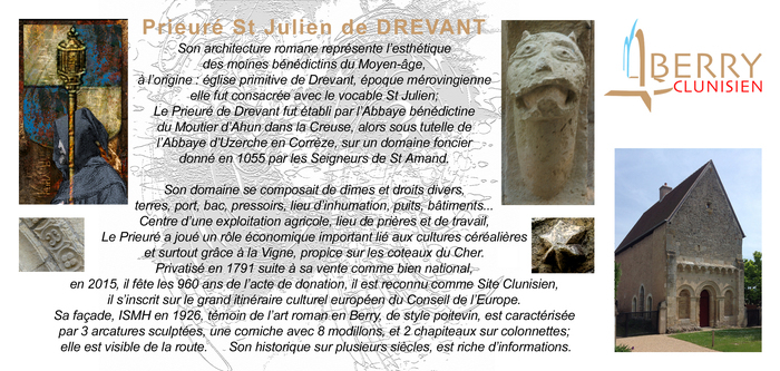 Plaidoyer pour le Prieuré de Drevant, Prieuré Saint-Julien, Drevant