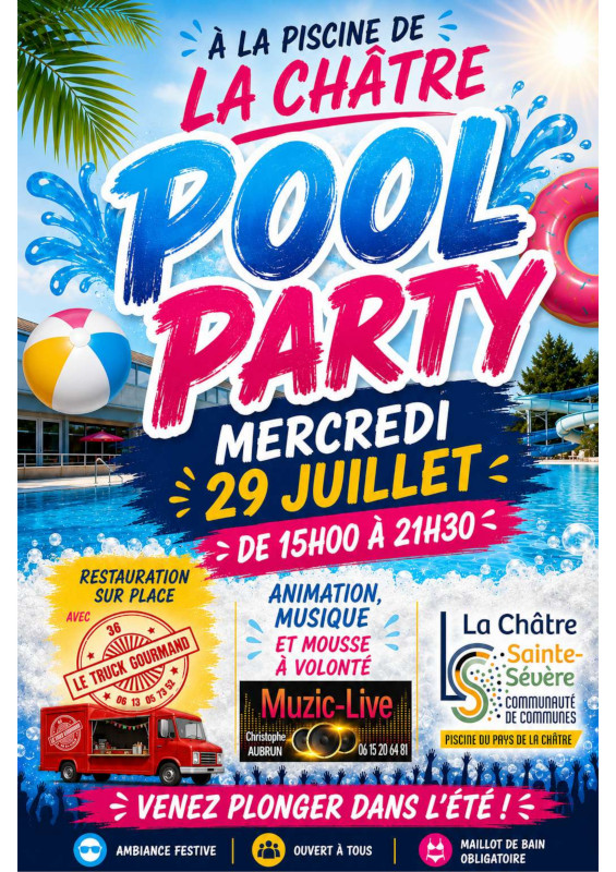 Pool party La Châtre