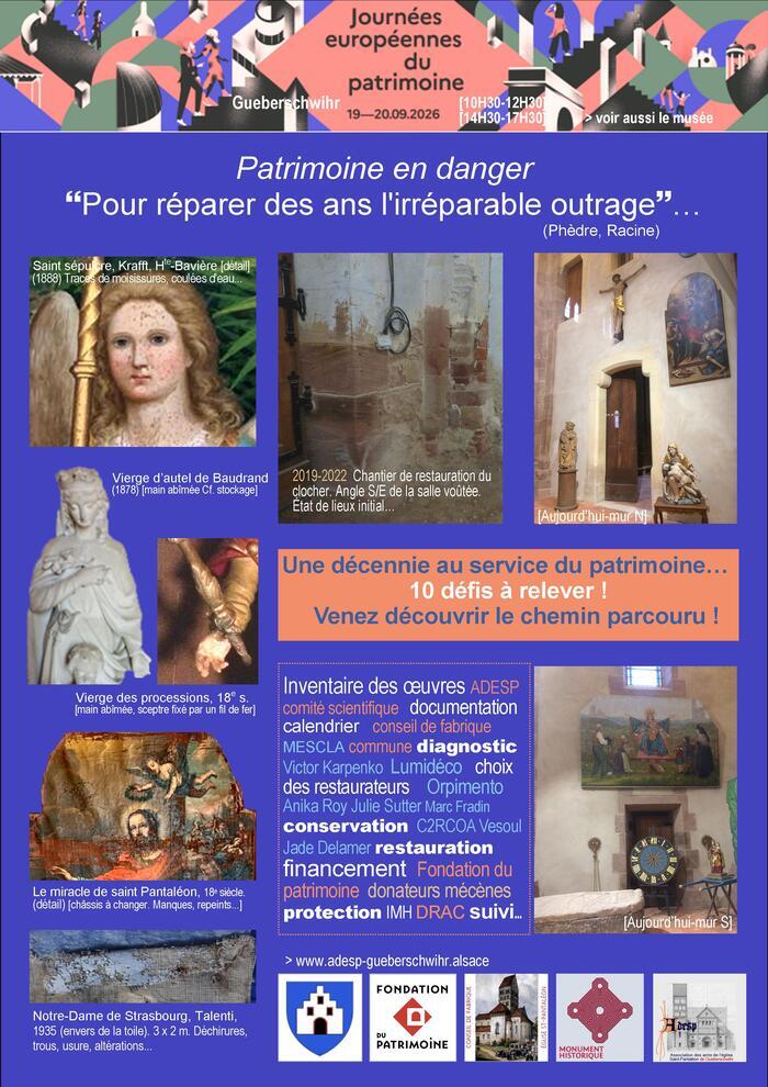 « Pour réparer des ans l’irréparable outrage »…, Église Saint-Pantaléon, Gueberschwihr