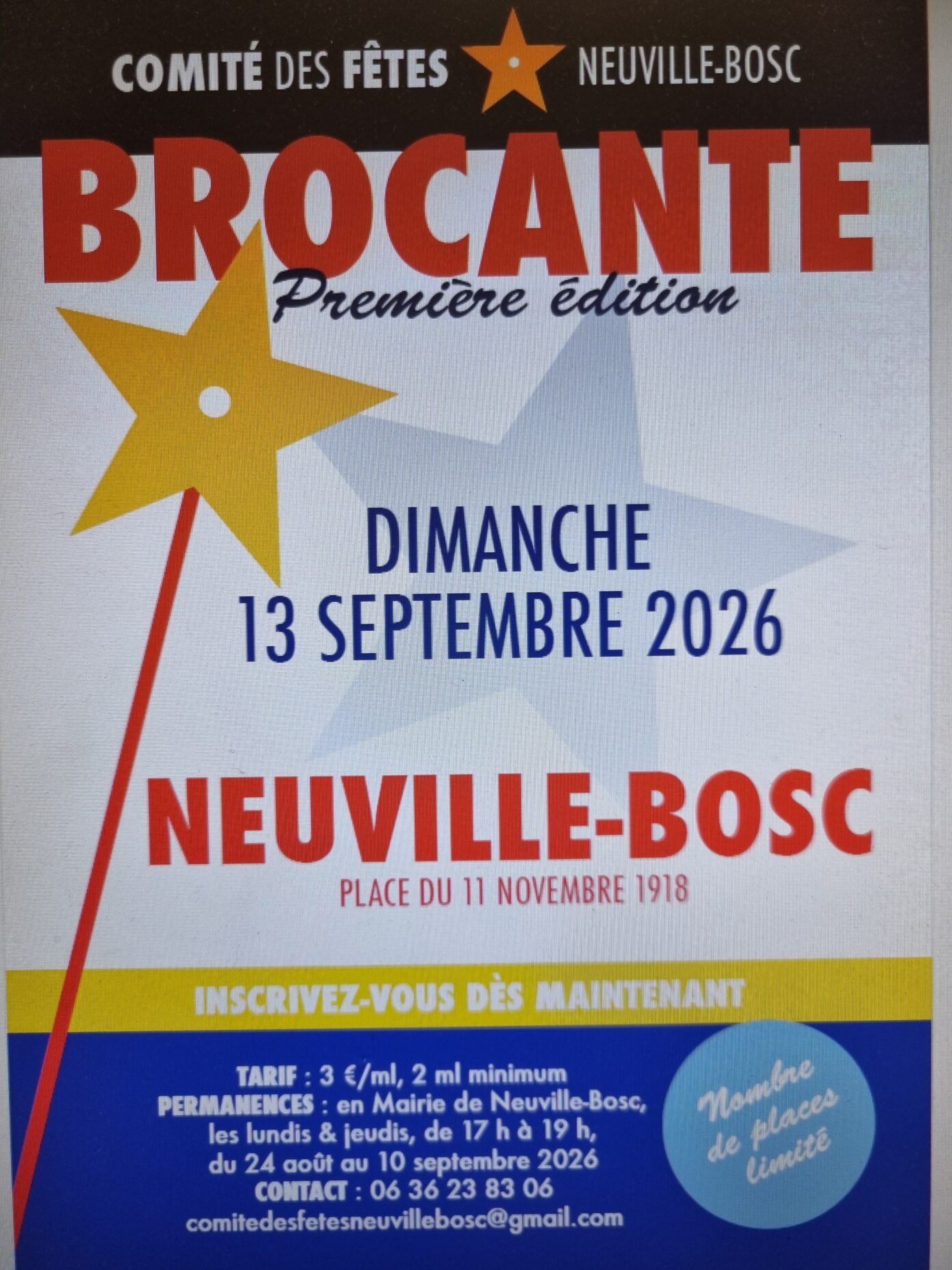 Première brocante à Neuville-Bosc Neuville-Bosc