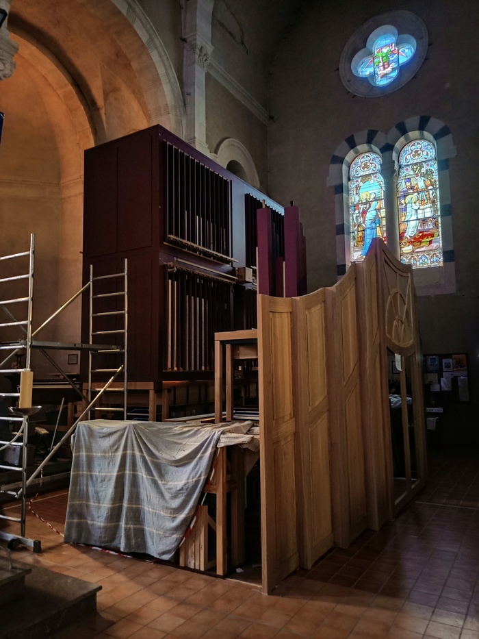 Présentation de la construction d&rsquo;un orgue, Eglise de Saint-Martin-en-Haut, Saint-Martin-en-Haut