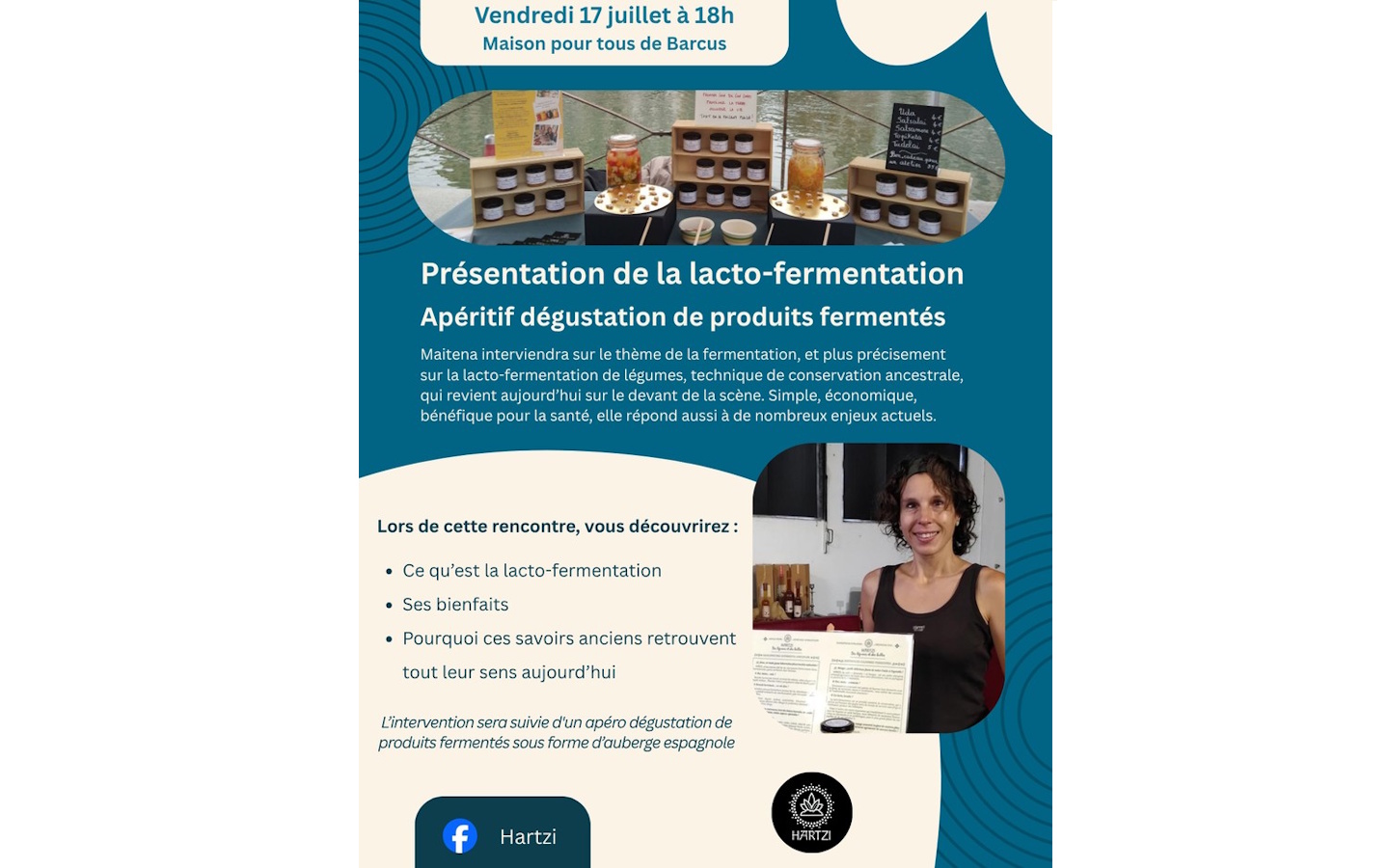 Présentation de la lacto-fermentation 1160 route principale Barcus 2026-07-17