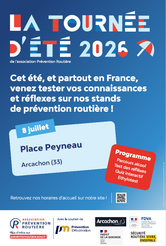 Prévention routière La Tournée d’été Arcachon