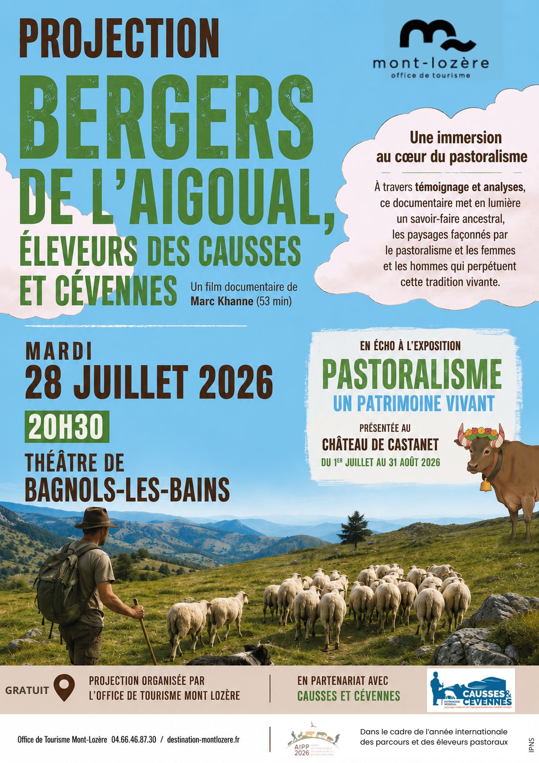PROJECTION DU FILM BERGERS DE L'AIGOUAL