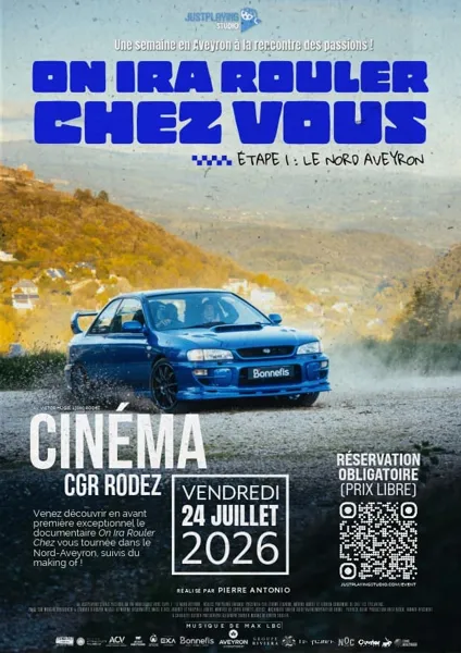 Projection On Ira Rouler Chez Vous Étape 1 Le Nord Aveyron au CGR de RODEZ !  Rodez