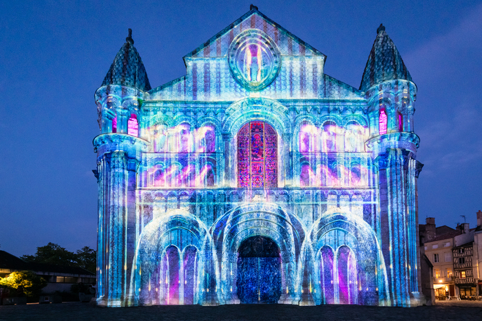 Projection : « Révélation », Église Notre-Dame-la-Grande, Poitiers