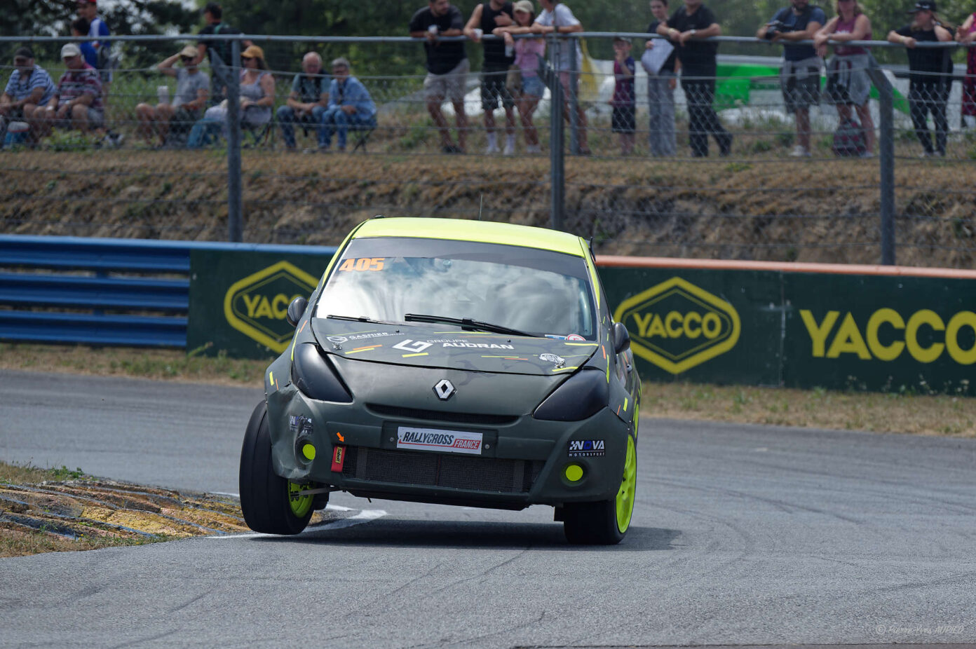 Steven DROUYER sur la  RENAULT Clio III F2000 N°405 au Rallycross de Kerlabo 2026