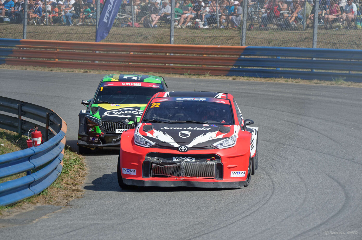Philippe MALOIGNE sur la TOYOTA Yaris WRX N°22 au Rallycross de Kerlabo 2026