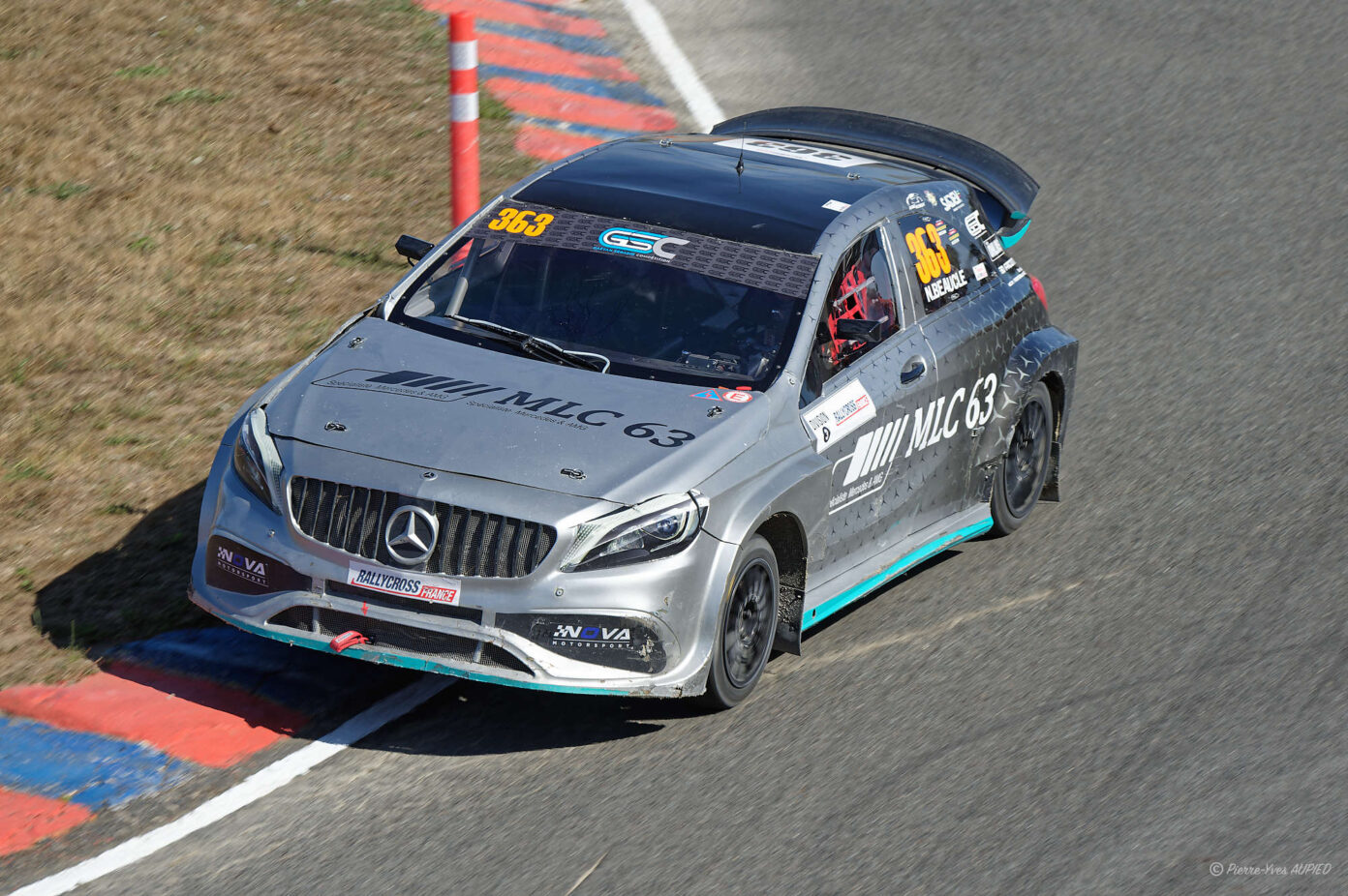 Nicolas BEAUCLE sur la MERCEDES CLASSE A 45AMG N°363 au Rallycross de Kerlabo 2026