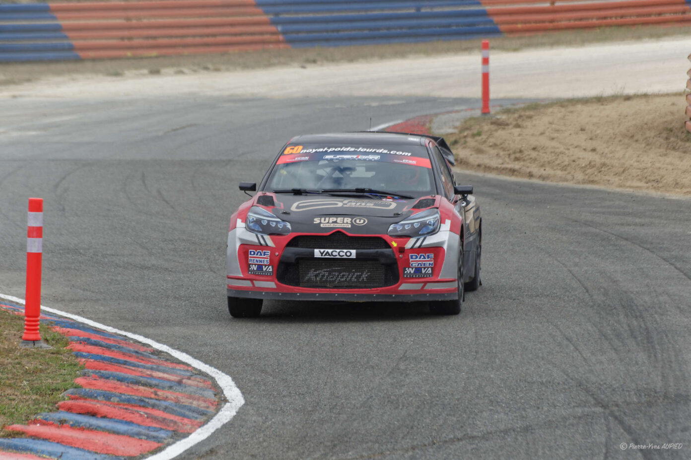 Hervé KNAPICK sur la CITROEN DS3 WRX N°60 au Rallycross de Kerlabo 2026