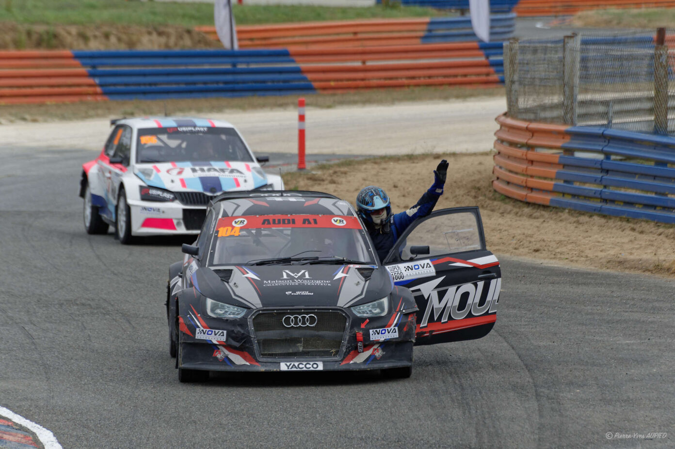 David MOULIN sur la AUDI A1 S1600 N°104 au Rallycross de Kerlabo 2026
