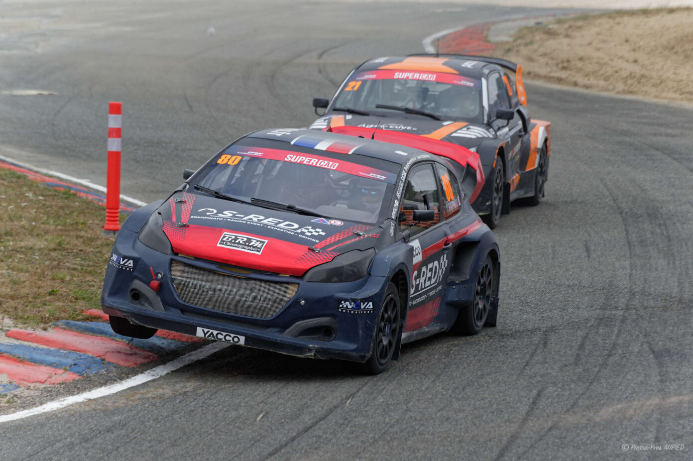Olivier SPAMPINATO sur la PEUGEOT 208 WRX N°80 au Rallycross de Kerlabo 2026