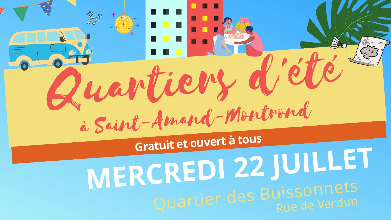 Quartier dété mercredi 22 juillet  Saint-Amand-Montrond