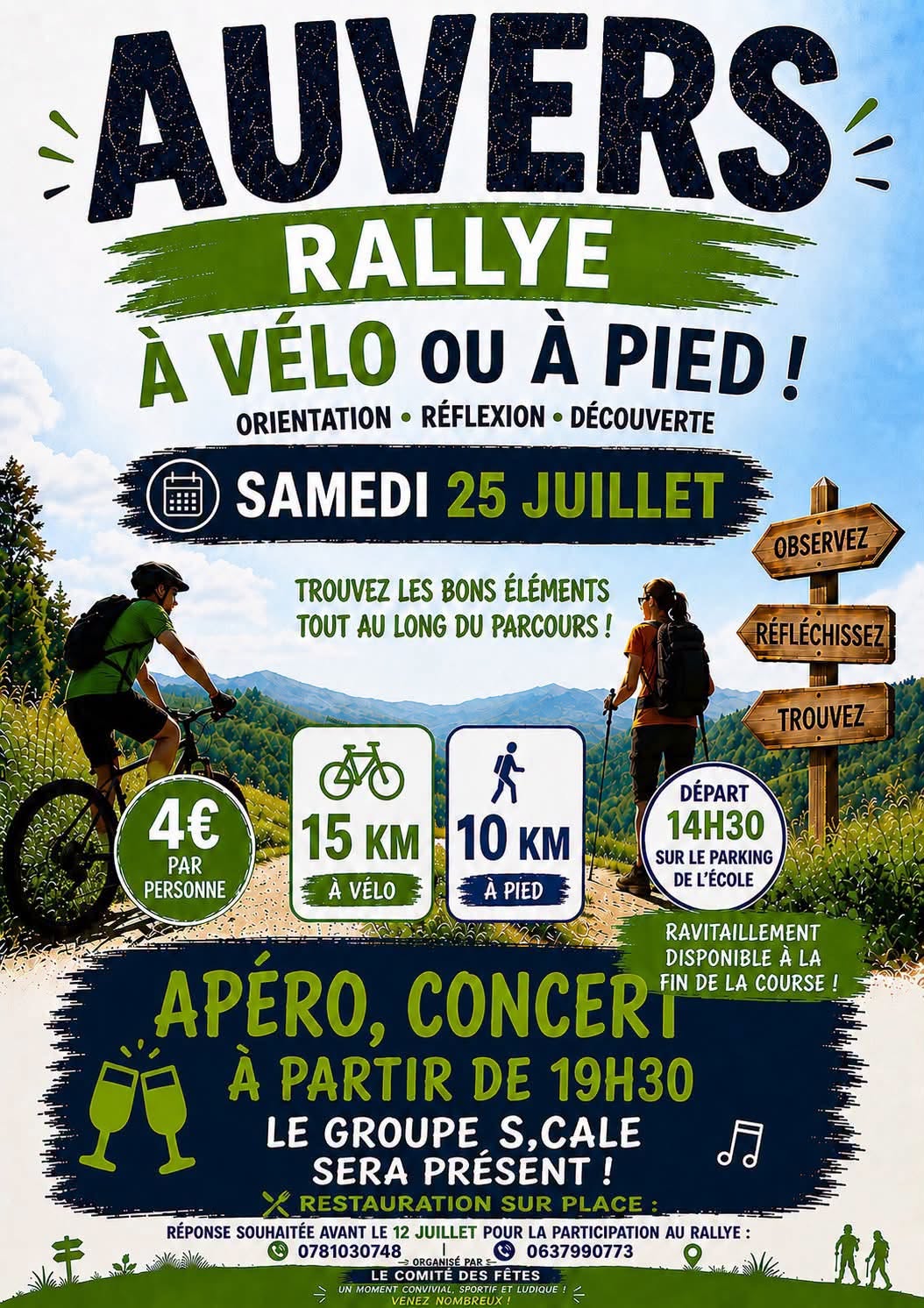 Rallye à pied ou à vélo Auvers