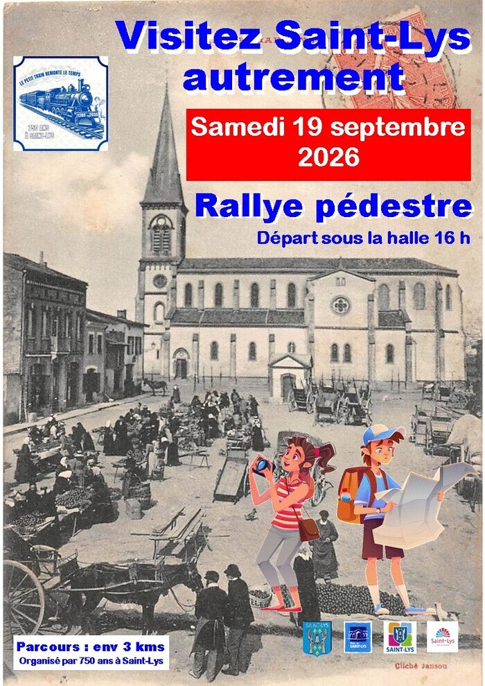 Rallye pédestre patrimonial Halle de Saint-Lys Saint-Lys